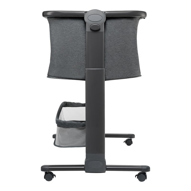 Lionelo Patut co-sleeper Timon Gri 3 in 1 pliabil cu setare unghiulara reglabil in 6 pozitii pe inaltime dimensiune 90x50 cm