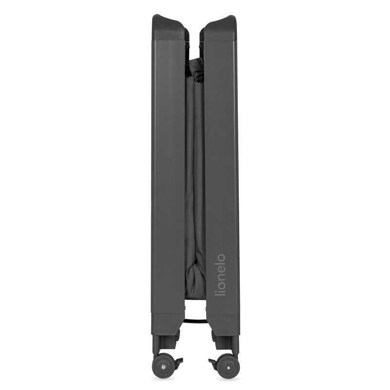 Lionelo Patut multifunctional 0-36 luni Patty Gri 5 in 1 co-sleeper tarc de joaca patut de calatorie laterala rabatabila 2 trepte reglare saltea roti husa transport inclusa