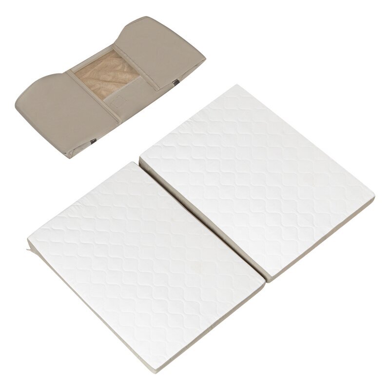 Lionelo Patut multifunctional Alice Bej 3 in 1 pliabil 0 luni+ 2 trepte de inaltime pentru saltea material rezistent Oxford 300D cu iesire laterala geanta de transport pana 15 kg 104x70x74 cm