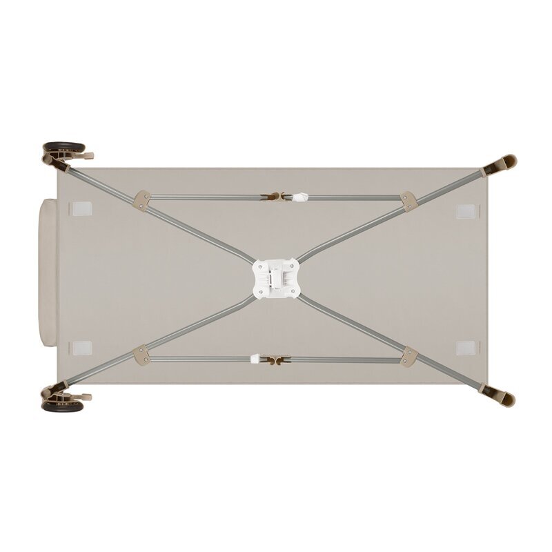 Lionelo Patut pentru copii Stefi Plus Bej Pliabil Cu doua nivele Intrare laterala cu fermoar 2 roti 120 x 60 cm Conform cu standardul european de securitate EN 716
