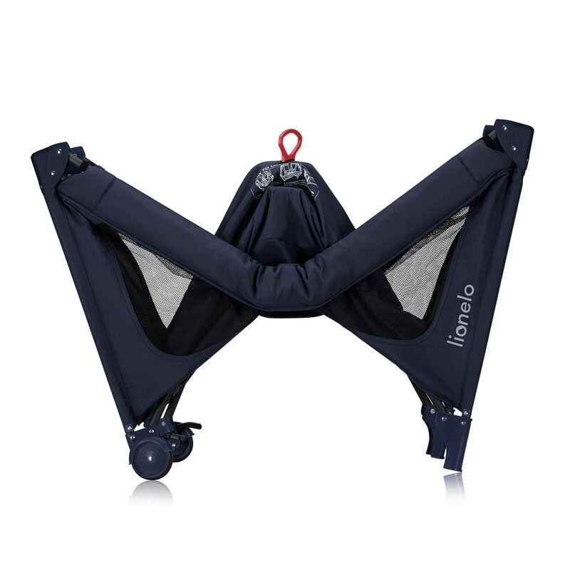 Lionelo Patut pliabil Jasmin Easy Fold albastru