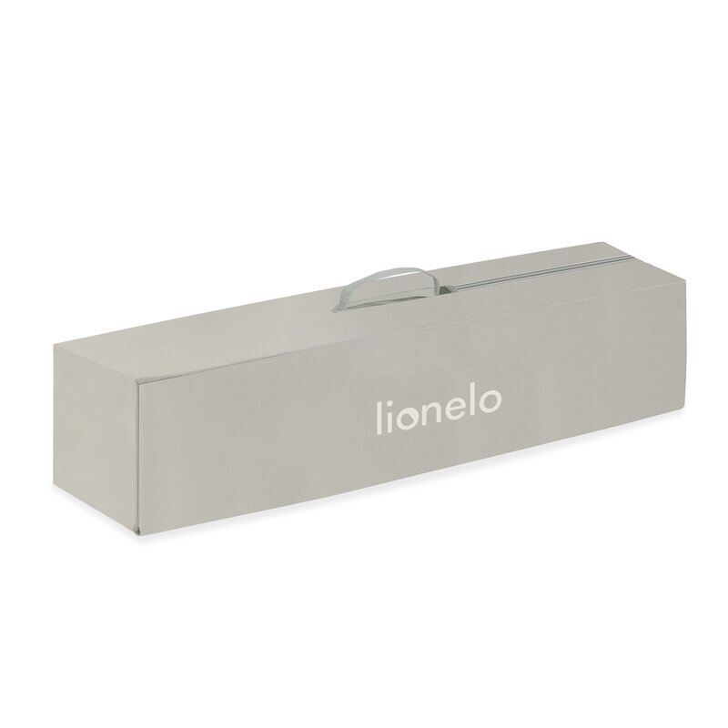 Lionelo Patut pliabil pentru copii Amelie Bej cu intrare laterala salteluta roti geanta transport 100.5x70.5 cm