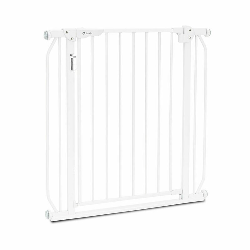 Lionelo Poarta de siguranta cu suruburi Truus Slim Led cu lumina led cu senzor 105 cm alb