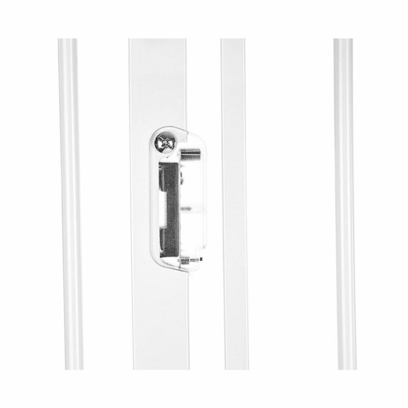 Lionelo Poarta de siguranta cu suruburi Truus Slim Led cu lumina led cu senzor 105 cm alb