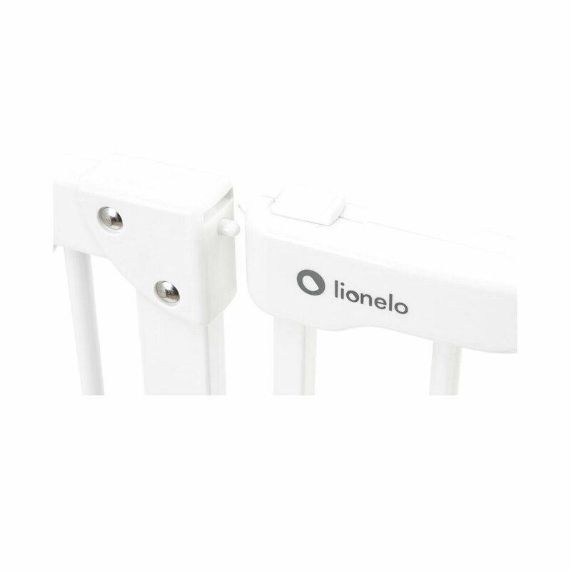 Lionelo Poarta de siguranta cu suruburi Truus Slim Led cu lumina led cu senzor 105 cm alb