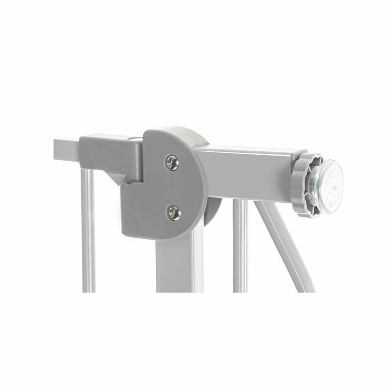 Lionelo Poarta de siguranta cu suruburi Truus Slim Led cu lumina led cu senzor 105 cm gri