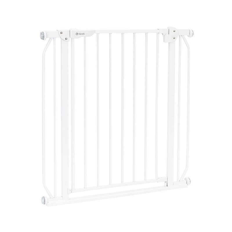 Lionelo Poarta de siguranta prin presiune Truus Slim 105 cm alb