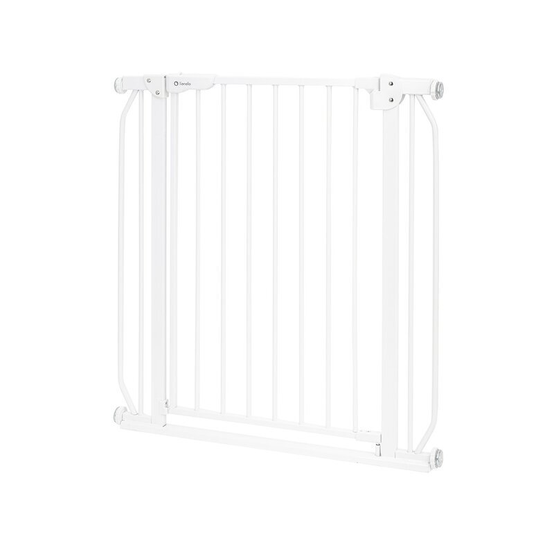 Lionelo Poarta de siguranta prin presiune Truus Slim 105 cm alb