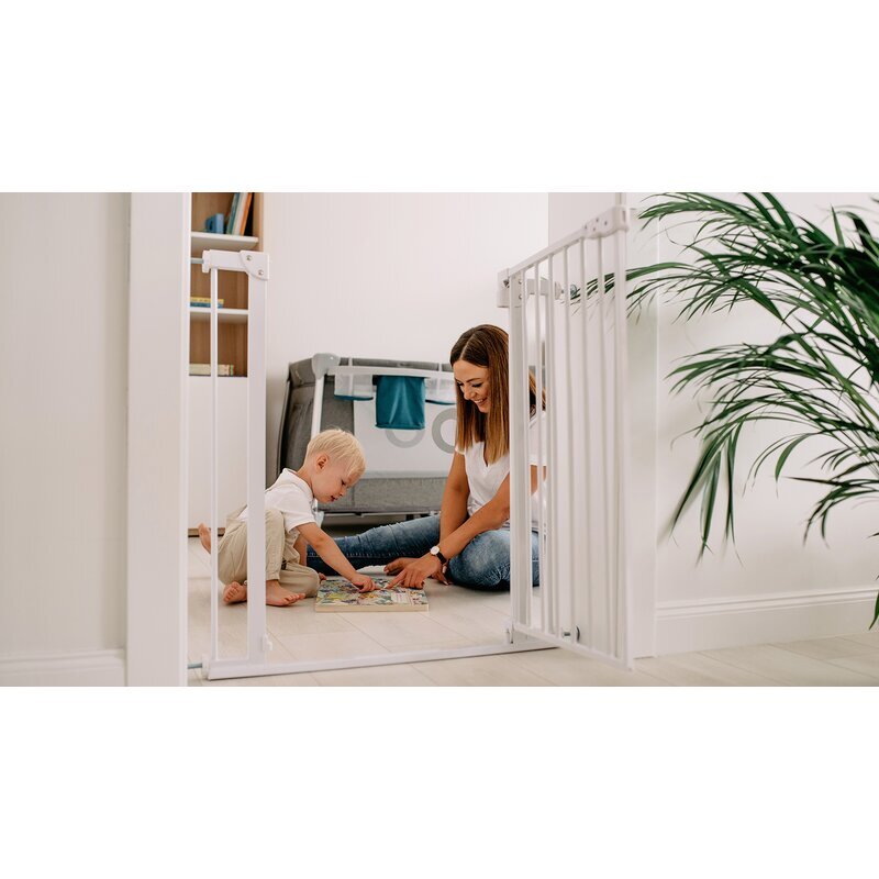 Lionelo Poarta de siguranta prin presiune Truus Slim 105 cm gri