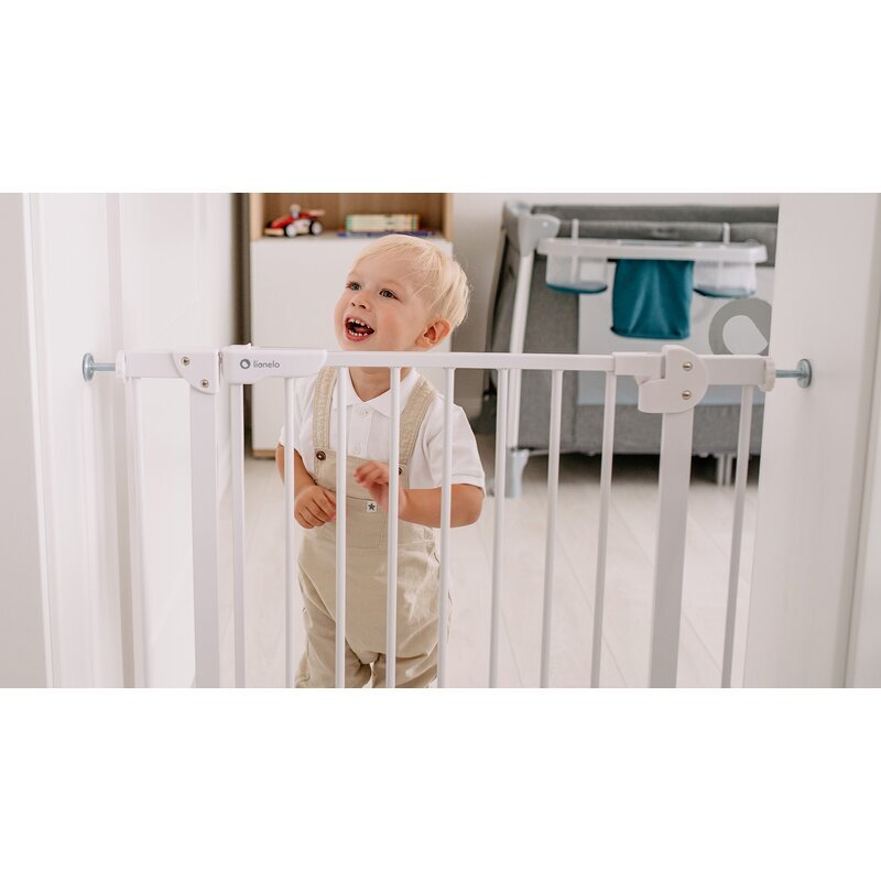 Lionelo Poarta de siguranta prin presiune Truus Slim 105 cm gri
