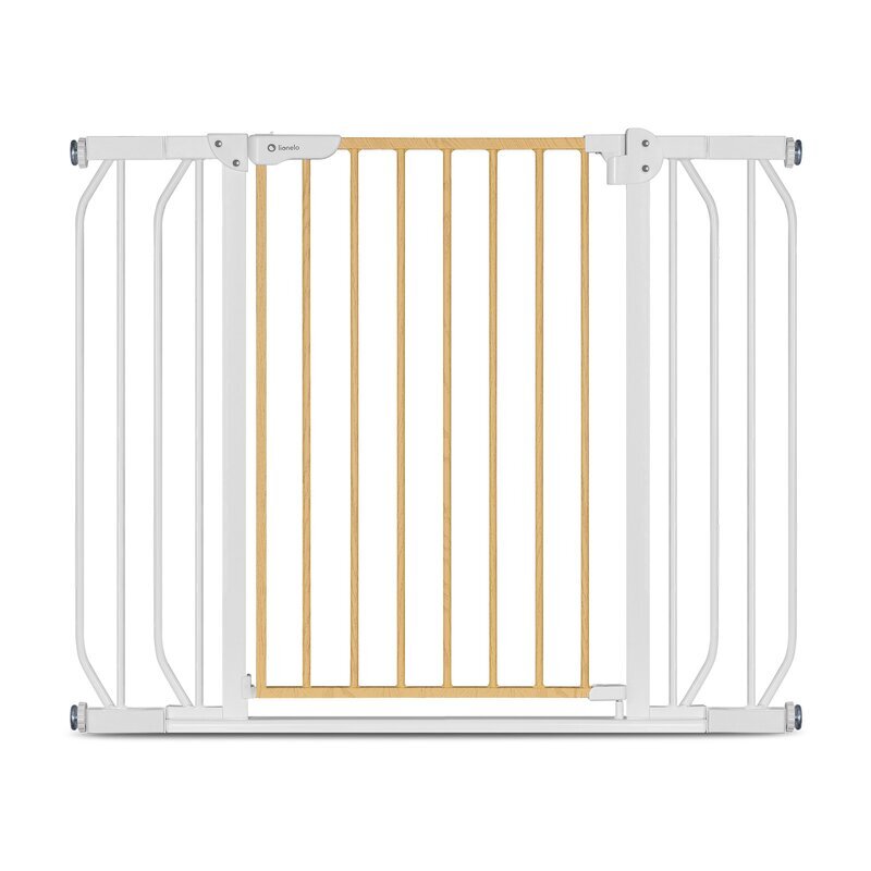 Lionelo Poarta de siguranta prin presiune Truus Slim 105 cm gri deschisnatur