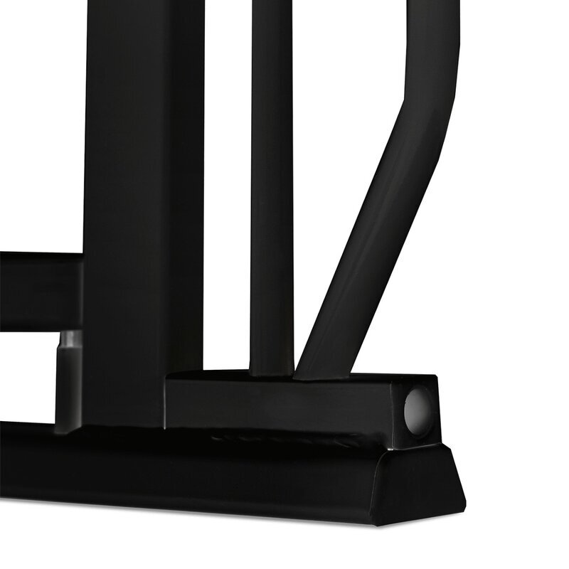 Lionelo Poarta de siguranta prin presiune Truus Slim 105 cm Negru Onyx