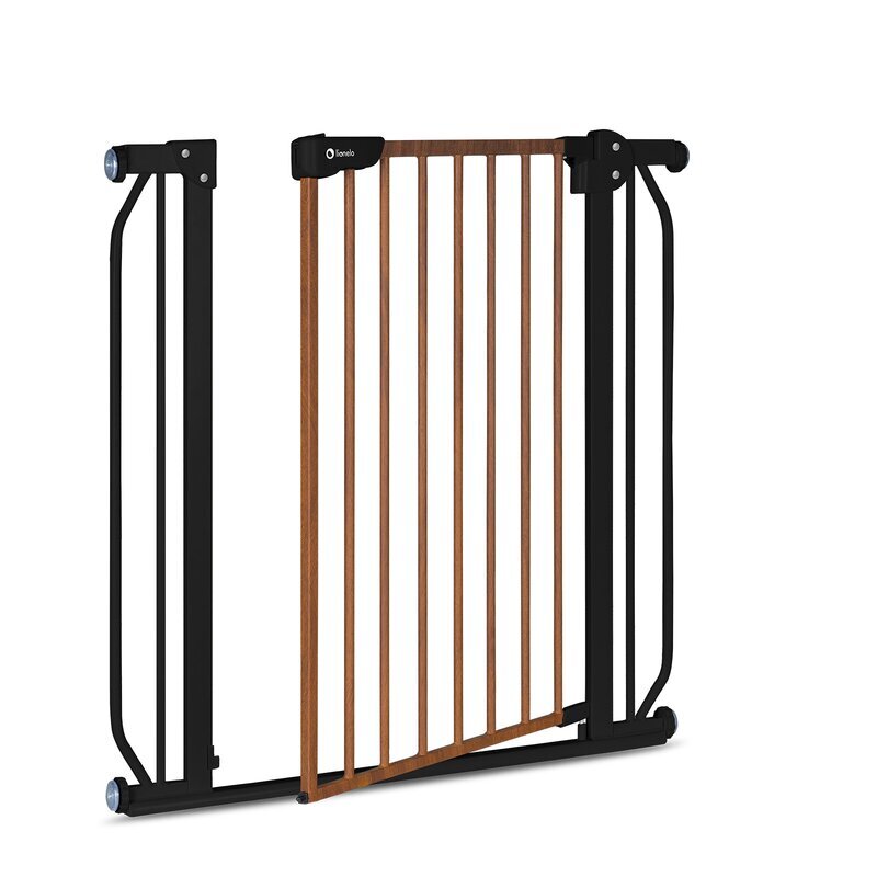 Lionelo Poarta de siguranta prin presiune Truus Slim 105 cm negrunatur