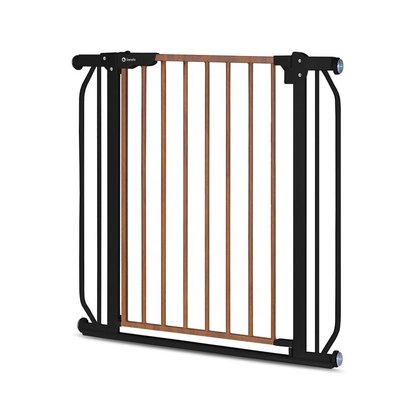 Lionelo Poarta de siguranta prin presiune Truus Slim 105 cm negrunatur