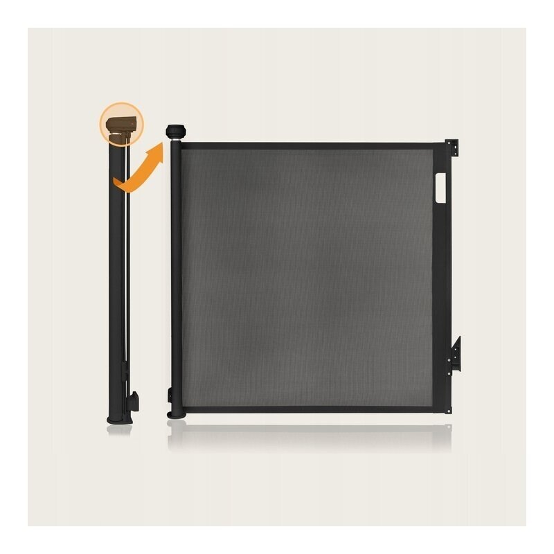 Lionelo Poarta de siguranta Thea 80x140 cm negru