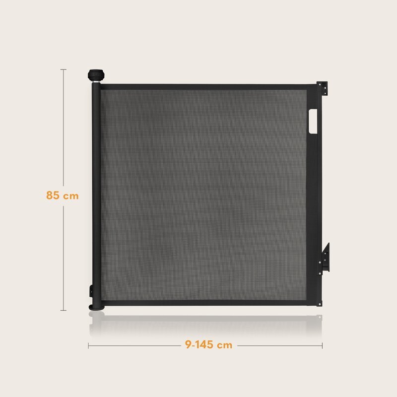 Lionelo Poarta de siguranta Thea 80x140 cm negru