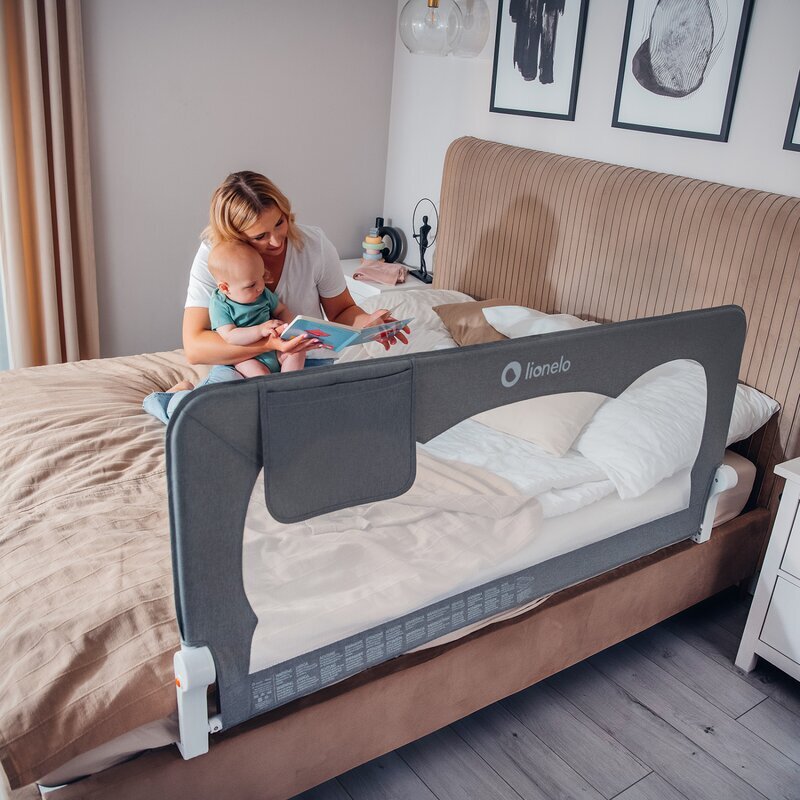 Lionelo Protectie laterala pat Hanna 150x66 cm Bej
