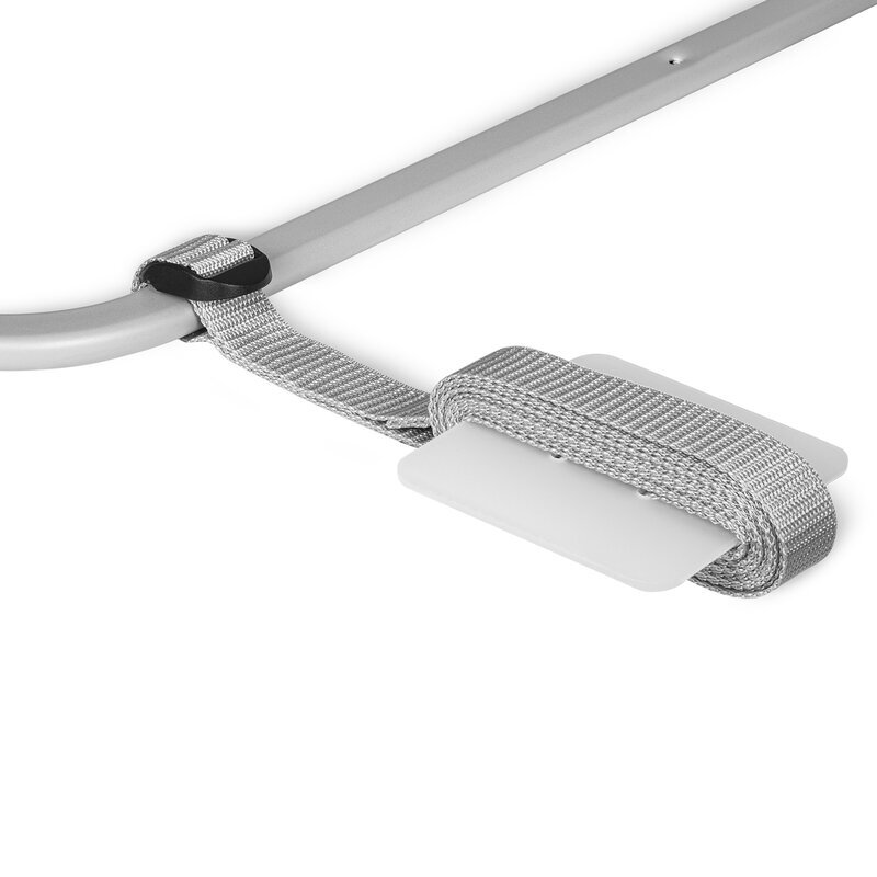 Lionelo Protectie laterala pat Lora Gri pliabila sistem de blocare StandSafe geanta de transport inclusa
