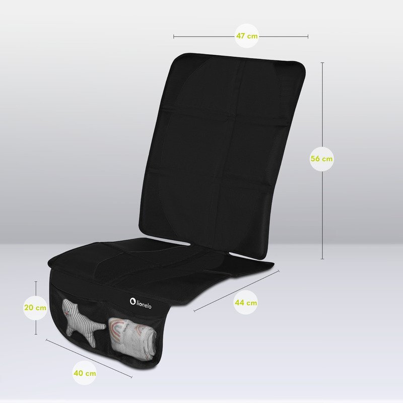 Lionelo Protectie pentru bancheta masinii Sikker 1215x475 cm Negru