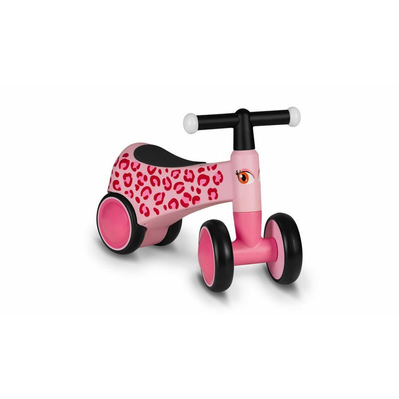 Lionelo Ride-On pentru copii fara pedale Sammy 12-36 luni roz roti din spuma Eva ghidon iluminat greutate maxima admisa 25 kg