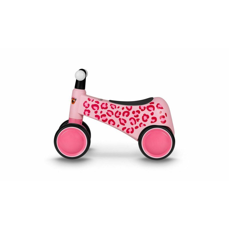 Lionelo Ride-On pentru copii fara pedale Sammy 12-36 luni roz roti din spuma Eva ghidon iluminat greutate maxima admisa 25 kg