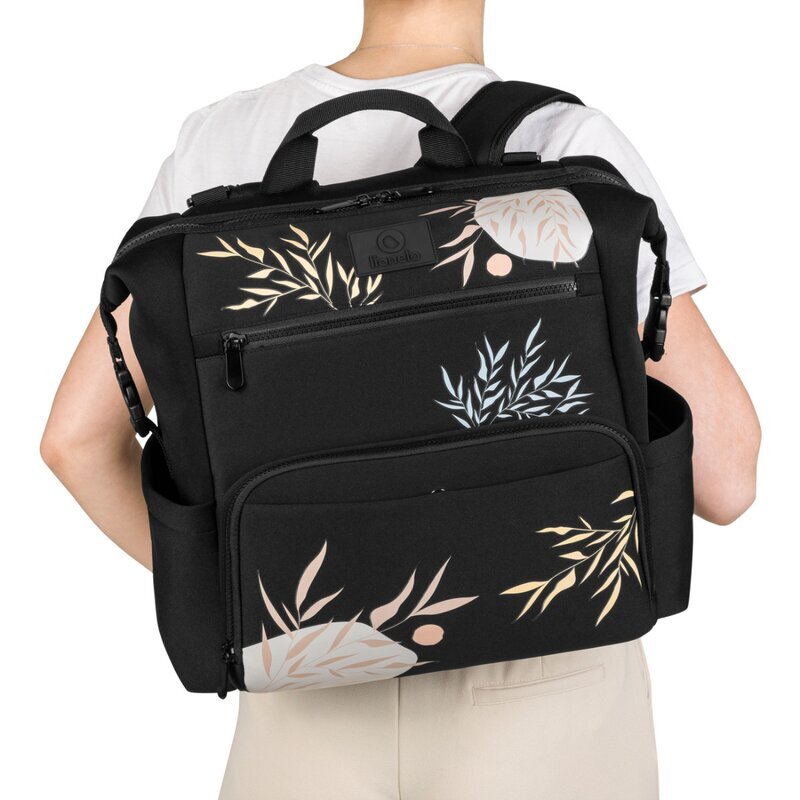 Lionelo Rucsac impermeabil Cube pentru mamici cu 12 compartimente Lovin Negru