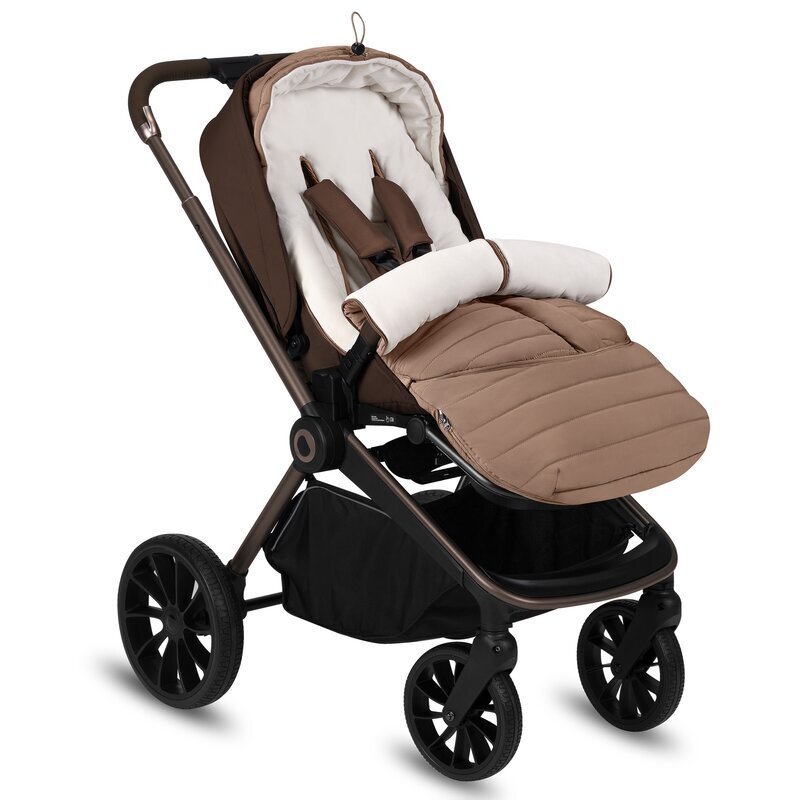 Lionelo Sac de iarna Oli Maro pentru carucior landou sau scaun auto 101x45 cm impermeabil rezistent pana la -20 grade extensibil