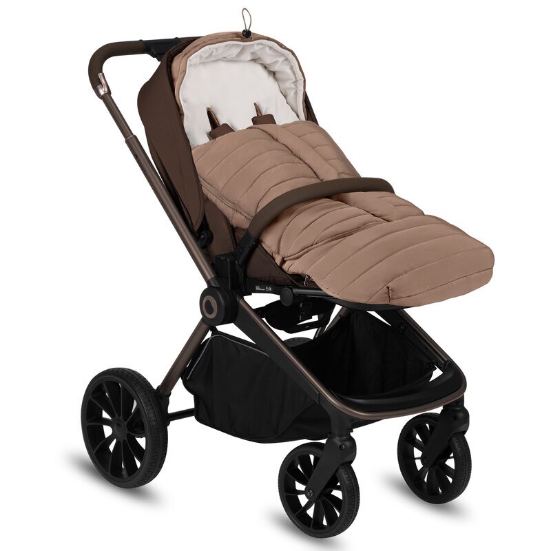 Lionelo Sac de iarna Oli Maro pentru carucior landou sau scaun auto 101x45 cm impermeabil rezistent pana la -20 grade extensibil