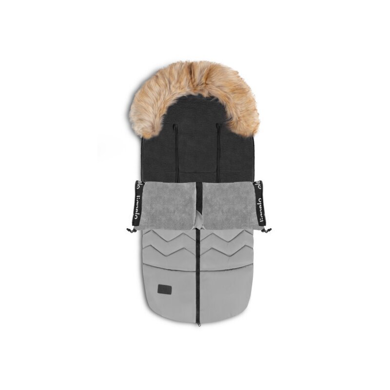 Lionelo Sac de iarna pentru carucior Frode 90x45 cm impermeabil universal gri