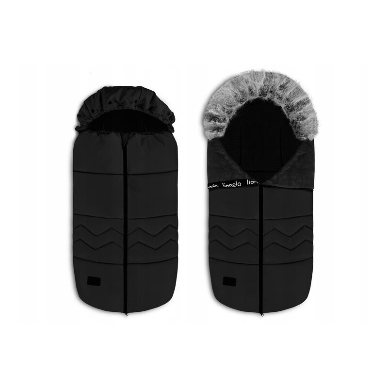 Lionelo Sac de iarna pentru carucior Frode 90x45 cm impermeabil universal negru