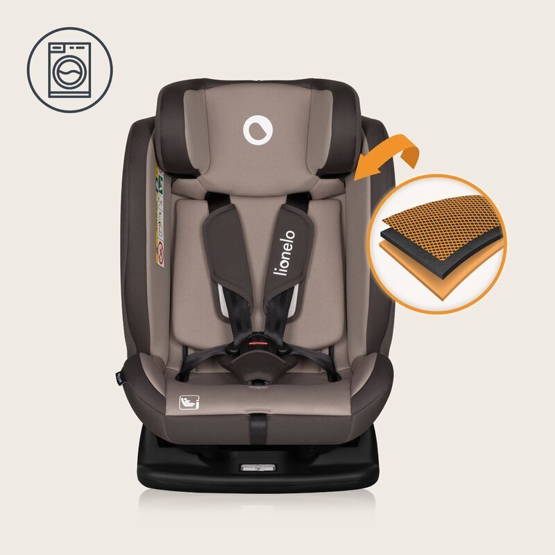 Lionelo Scaun auto Aart i-Size 0-36 Kg bej