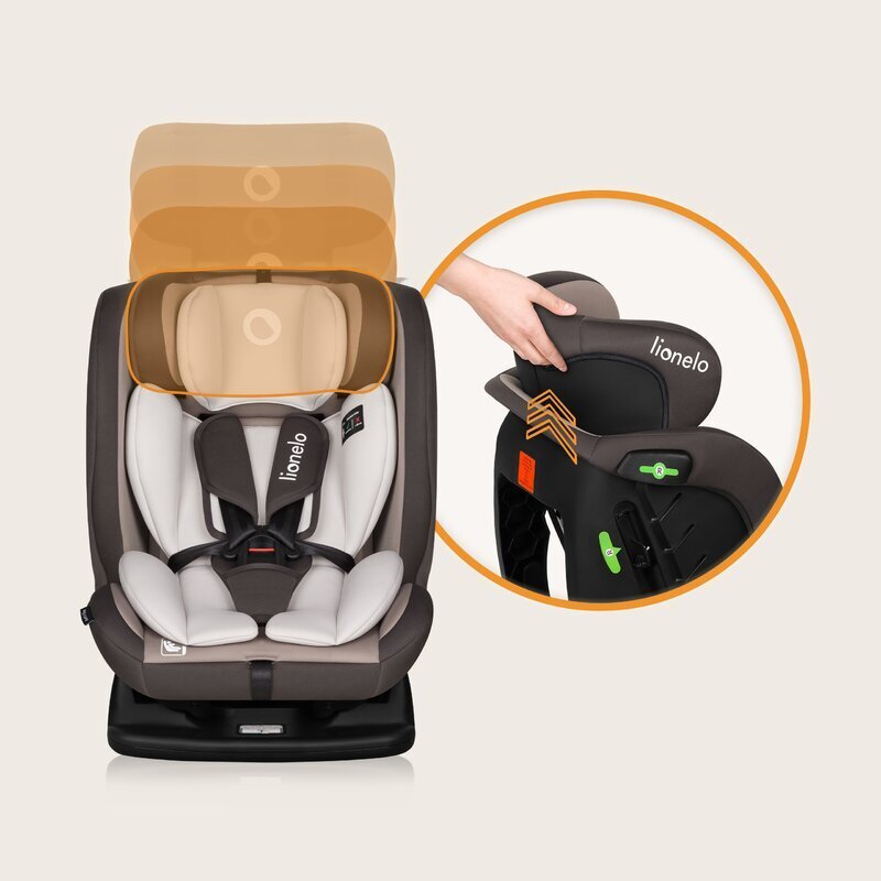 Lionelo Scaun auto Aart i-Size 0-36 Kg bej