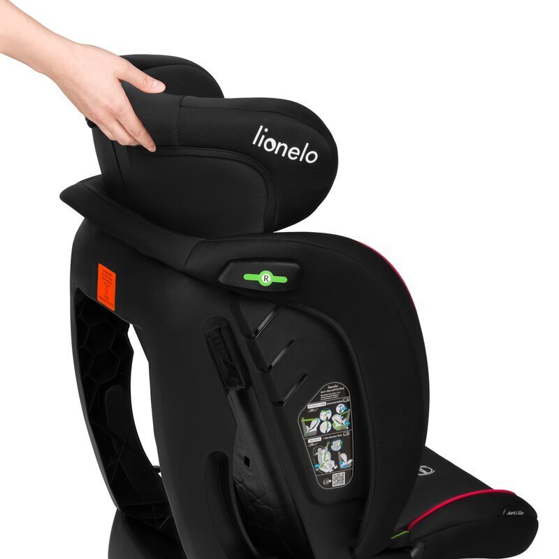 Lionelo Scaun auto Aart i-Size 0-36 Kg NegruRosu