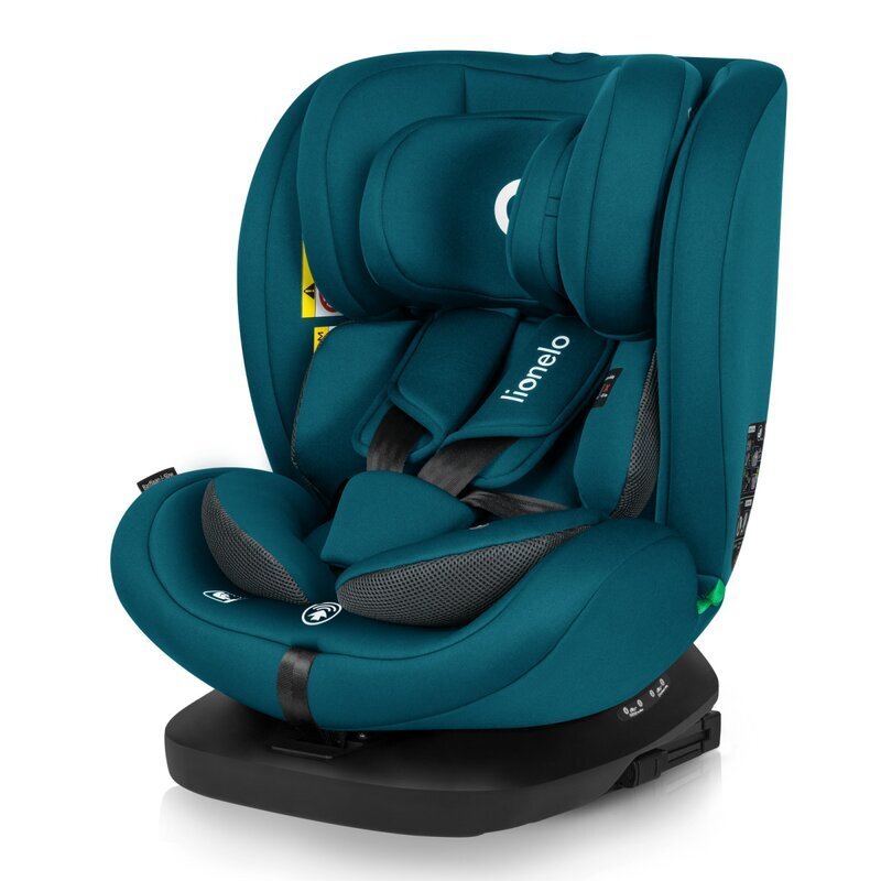 Lionelo Scaun auto Bastiaan i-Size 4 in 1 Protectie laterala Spatar inclinabil in 4 pozitii Tetiera reglabila in 7 pozitii Rotire 360 grade Top Tether 0-36 Kg 40-150 cm Isofix Conform ECE R12903 Albastru Indigo