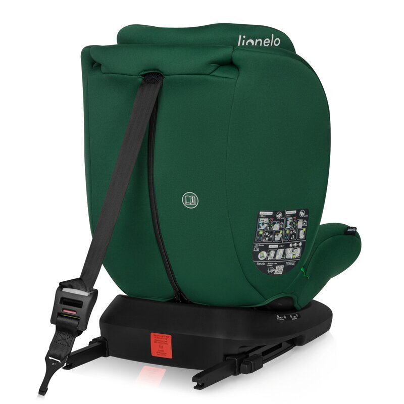 Lionelo Scaun auto Bastiaan i-Size 4 in 1 Protectie laterala Spatar inclinabil in 4 pozitii Tetiera reglabila in 7 pozitii Rotire 360 grade Top Tether 0-36 Kg 40-150 cm Isofix Conform ECE R12903 Verde