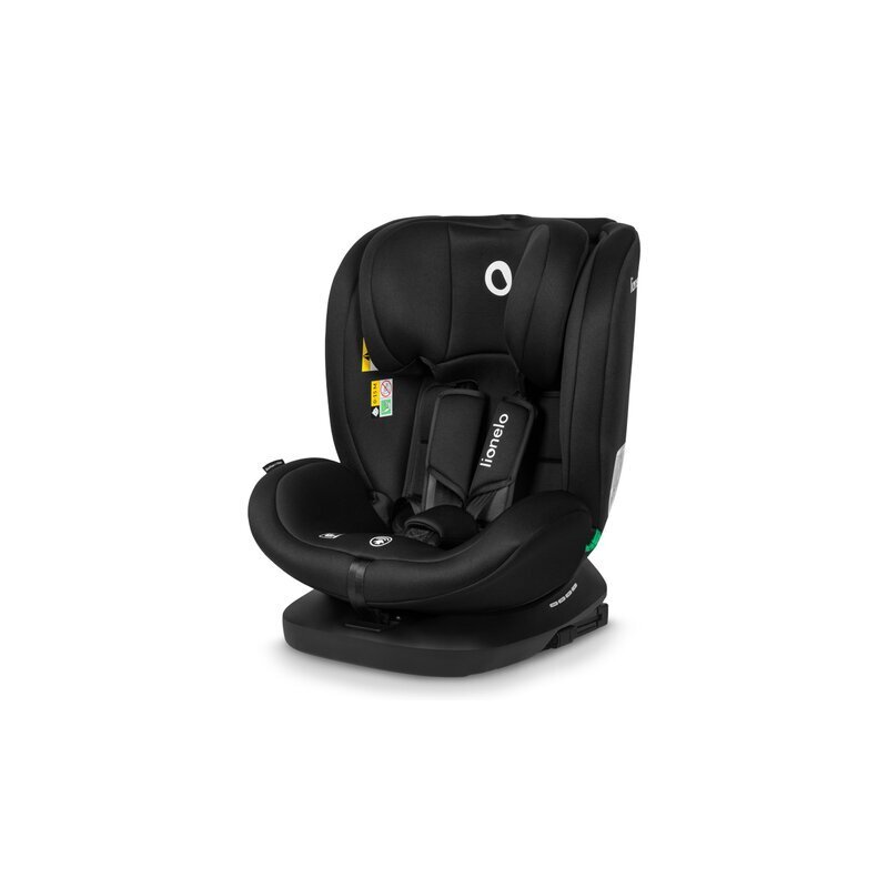 Lionelo Scaun auto Bastiaan i-Size 4in1 cu spatar inclinabil in 4 pozitii rotire 360 grade 0-36 Kg Black Carbon