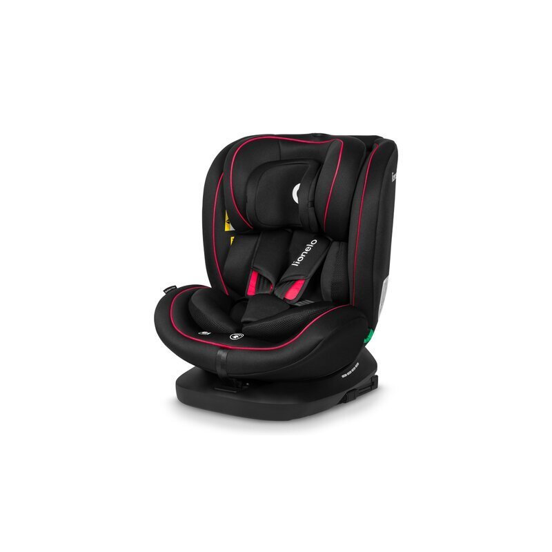 Lionelo Scaun auto Bastiaan i-Size 4in1 cu spatar inclinabil in 4 pozitii rotire 360 grade 0-36 kg Black Red