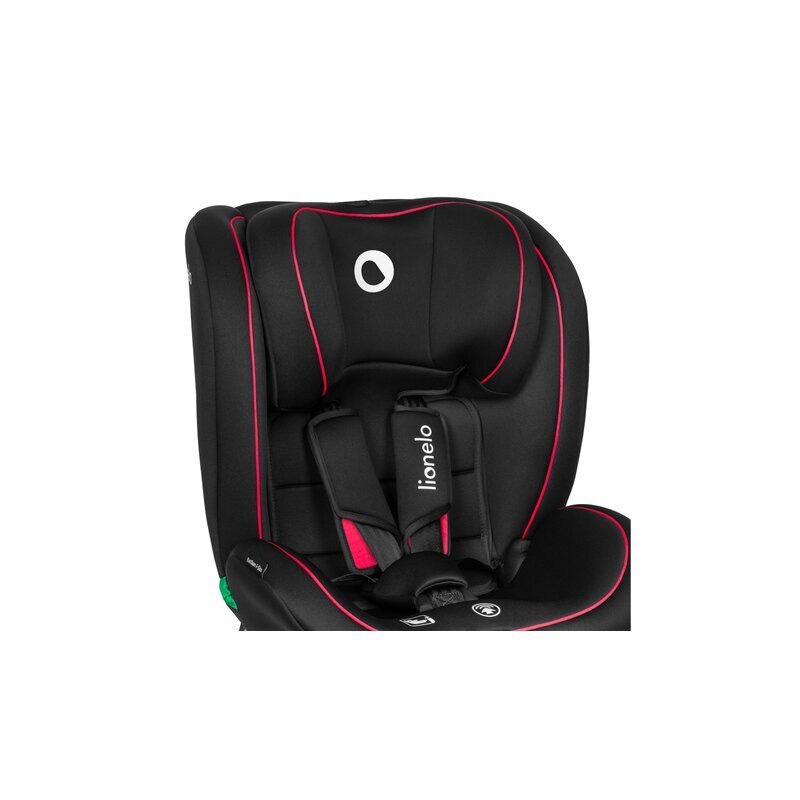 Lionelo Scaun auto Bastiaan i-Size 4in1 cu spatar inclinabil in 4 pozitii rotire 360 grade 0-36 kg Black Red