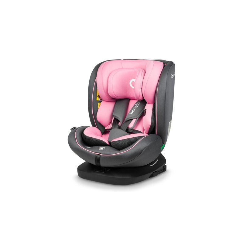 Lionelo Scaun auto Bastiaan i-Size 4in1 cu spatar inclinabil in 4 pozitii rotire 360 grade 0-36 Kg Pink Rose