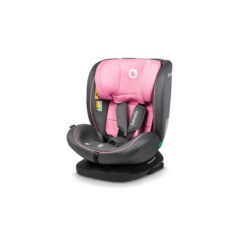 Lionelo Scaun auto Bastiaan i-Size 4in1 cu spatar inclinabil in 4 pozitii rotire 360 grade 0-36 Kg Pink Rose