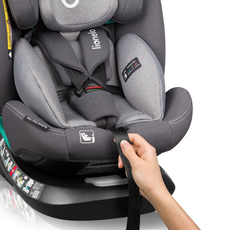 Lionelo Scaun auto cu isofix Bastiaan One i-Size 4 in 1 Gri