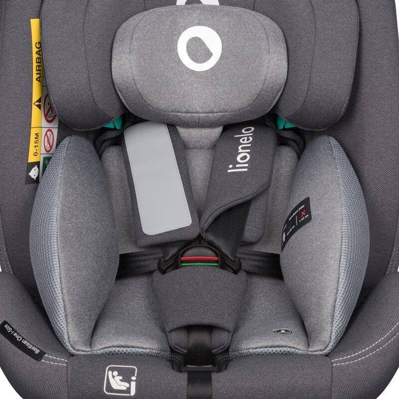 Lionelo Scaun auto cu isofix Bastiaan One i-Size 4 in 1 Gri