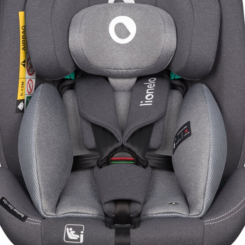 Lionelo Scaun auto cu isofix Bastiaan One i-Size 4 in 1 Gri