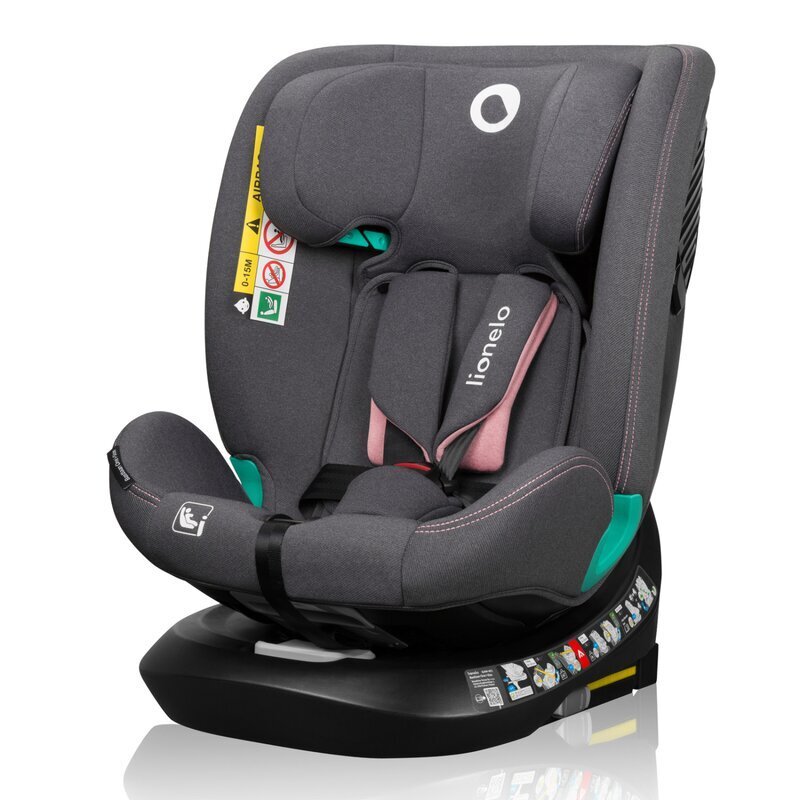 Lionelo Scaun auto cu isofix Bastiaan One i-Size 4 in 1 Roz