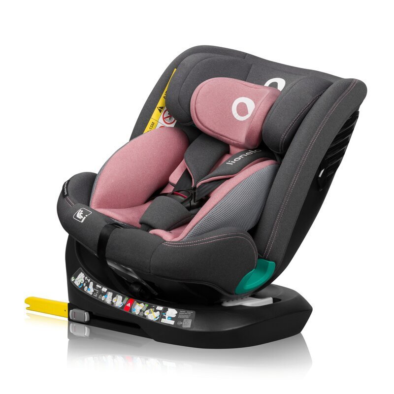 Lionelo Scaun auto cu isofix Bastiaan One i-Size 4 in 1 Roz