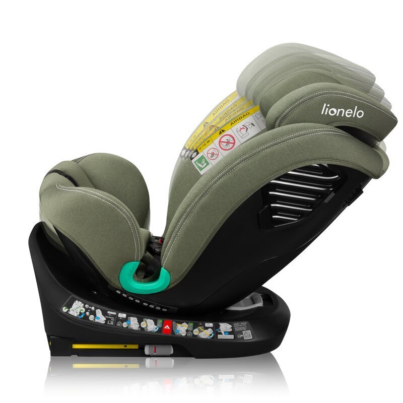 Lionelo Scaun auto cu isofix Bastiaan One i-Size 4 in 1 Verde