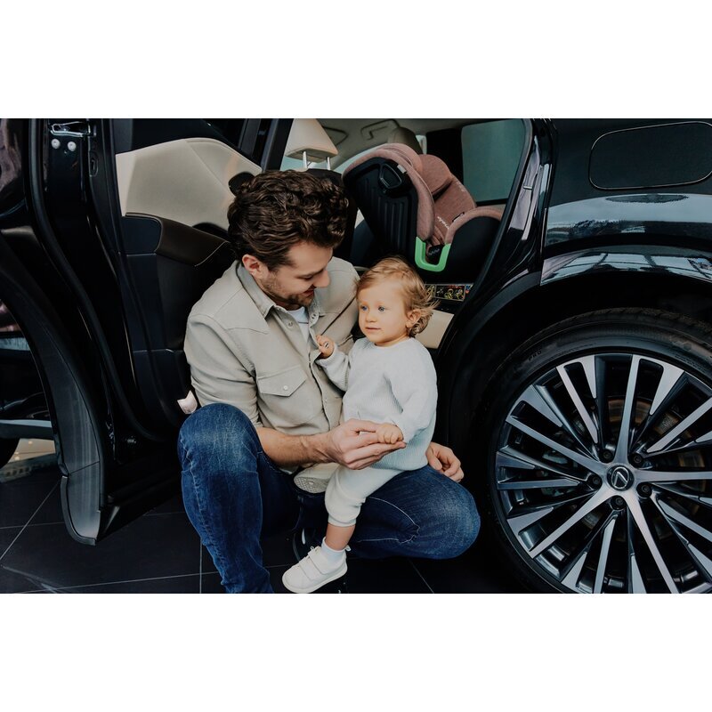 Lionelo Scaun auto Harmony i-Size rotire 360 grade 0-36 kg 40-150 cm cu isofix gri deschis