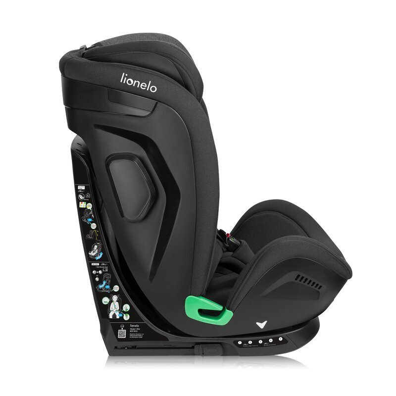 Lionelo Scaun auto Harper i-Size cu isofix 76-150 cm gri