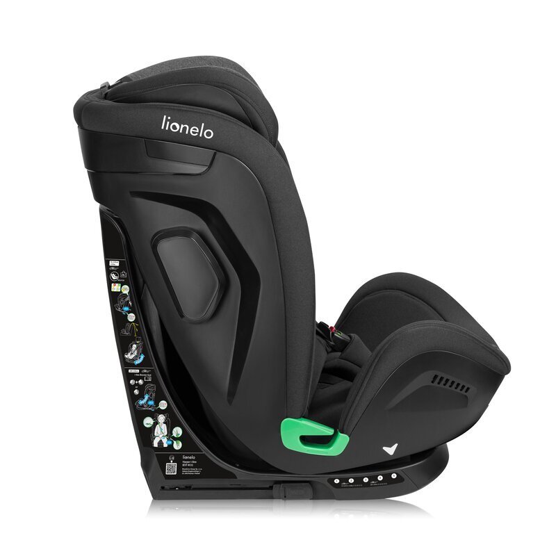 Lionelo Scaun auto Harper i-Size cu isofix 76-150 cm gri