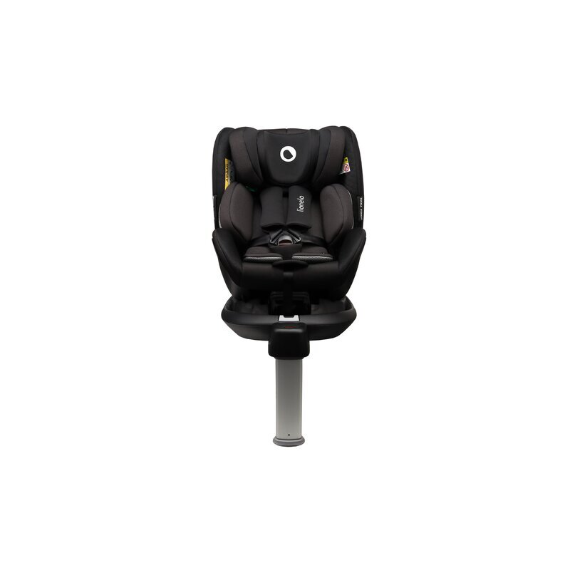 Lionelo Scaun auto I-size Antoon Plus rotire 360 grade 0-18 kg Testat ADAC cu Isofix si picior de sustinere negru